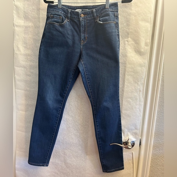 Old Navy Pop Icon Blue Skinny Jeans Versatile Everyday Wear Sz-6 Short.   P13 - Picture 4 of 10